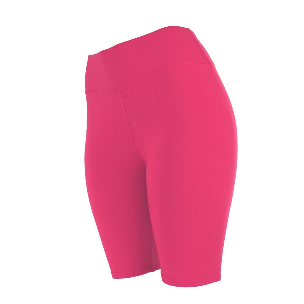 Yoga biker shorts - Fuchsia